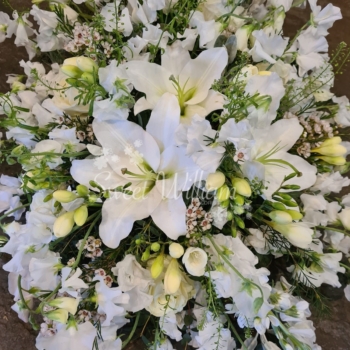 Elegant White Flower Spray